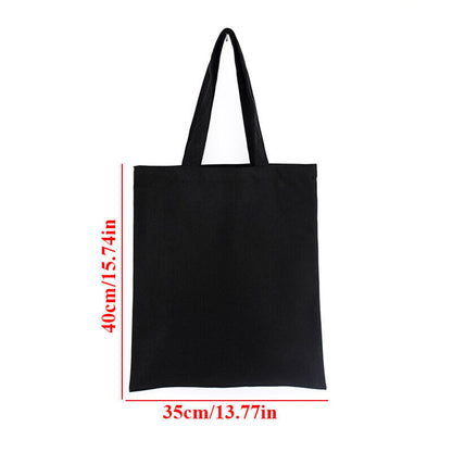 Solid Color Canvas Bags Shopping StorageBags Tote Bag Eco-friendly Shopping Bags