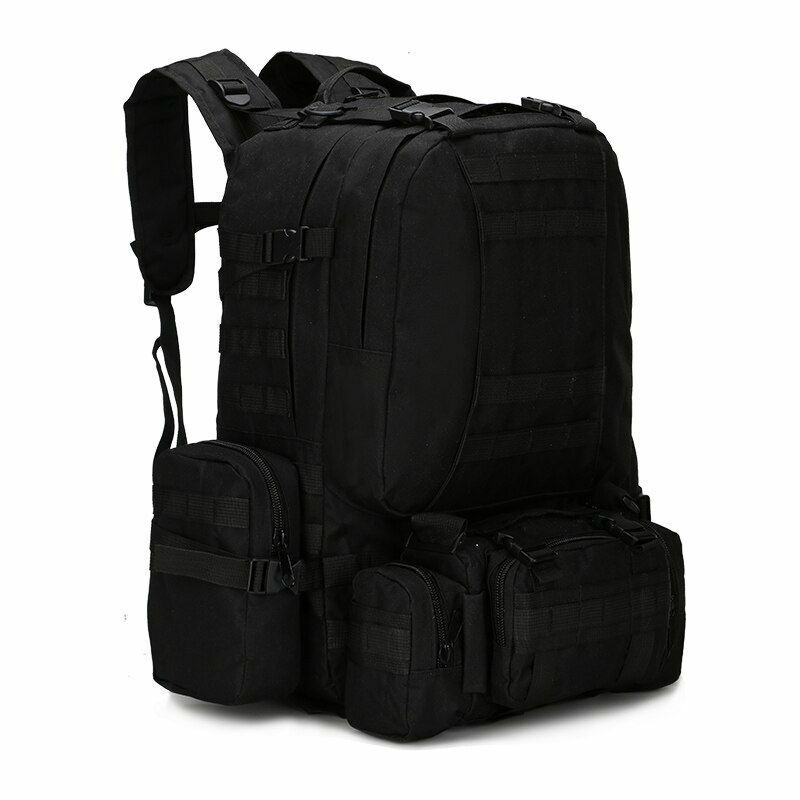 Tactical Backpack 50L Waterproof Bag Hiking Rucksack Outdoor Camping Equipment