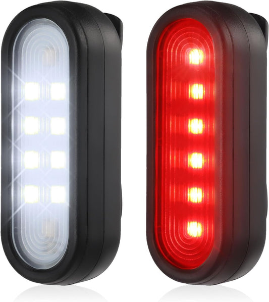 2 Pack Running Lights for Runners, Small Clip on Flashlight, Rechargeable Safety