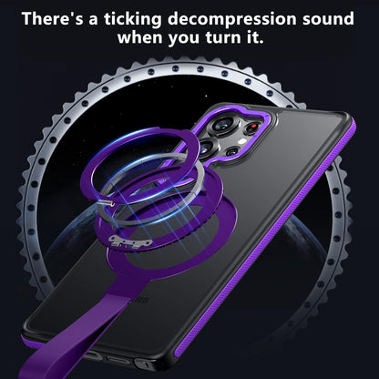 for Samsung Galaxy S25 Ultra Case 360°Rotatable Magnetic Ring Holder Stand with