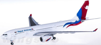 1:200 30CM JC Wings Nepal Airlines AIRBUS A330-200 Passenger Plane Diecast Model