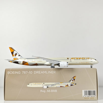 1:400 NGmodels Etihad Airways Boeing 787-10 A6-BMB Airplane Diecast Plane Model