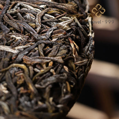 357 Klanyun raw Pu'er cake Yunnan Linkang ancient tree Qizi compressed tea -