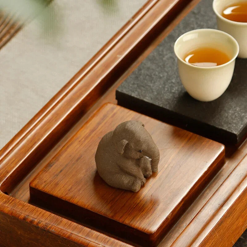 New ChineseTea Pets Tea Ceremony Kung Fu Clay Figures Tea Pet Tea Set Decoration