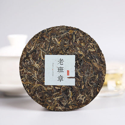 Yunnan Ancient Tree Tea Leaves Lao Banzhang Pu'er Raw Tea Pu'er Cake Tea 357g