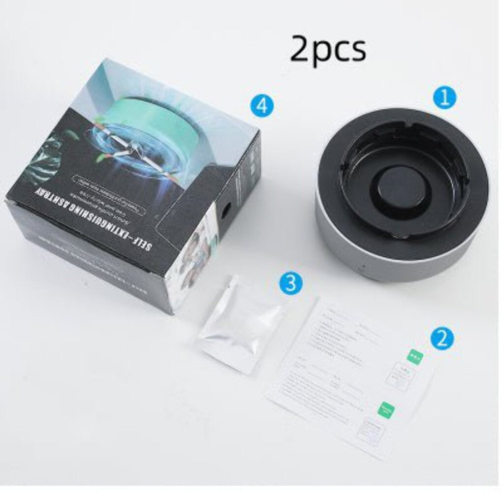 Portable Car Ashtray with Air Purifier – Smokers’ Gadget