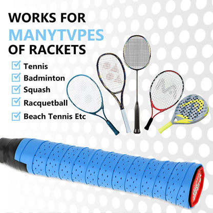 2X Tennis Racket Grip Tape Anti Slip Absorbent Badminton Pickleball Overgrip