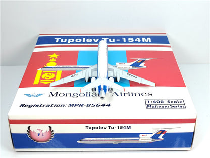 1:400 Phoenix Mongolian Airlines Tupolev TU-154M Airplane Diecast Aircraft Model