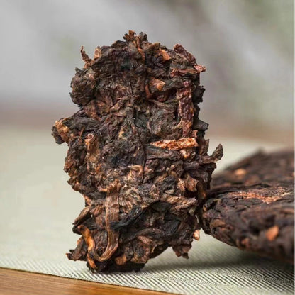 357g Yunnan Tea Pu'er Tea Ripe Tea Tangerine Peel Pu'er Ganpu Tea Qizi Cake Tea