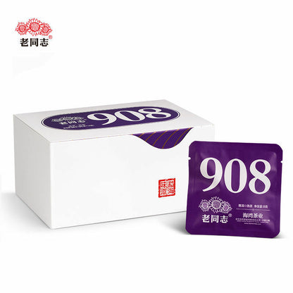 2022 Haiwan Old Comrade Ripe Pu'er Tea Laotongzhi 908 Shu Puer Mini Cake 240g