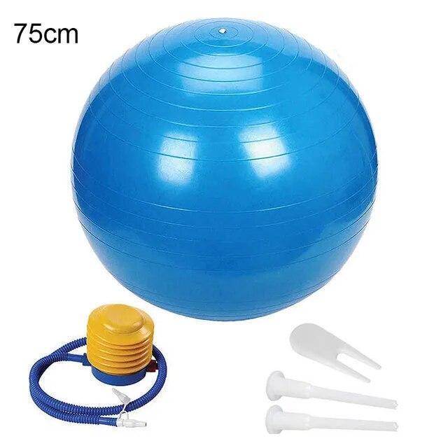 Yoga Ball Exercise Anti Burst Fitness Balance Workout Stability US 75''-85''