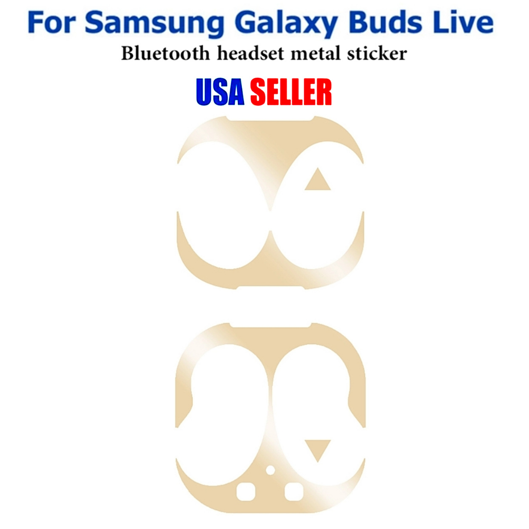 Metal Dust Guard Sticker Decal Skin Protector For Samsung Galaxy Buds live