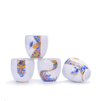 Dingyao Kiln Porcelain Tea Cup 70ml Master Cup Of Tea Chinese Kungfu Tea Cup New