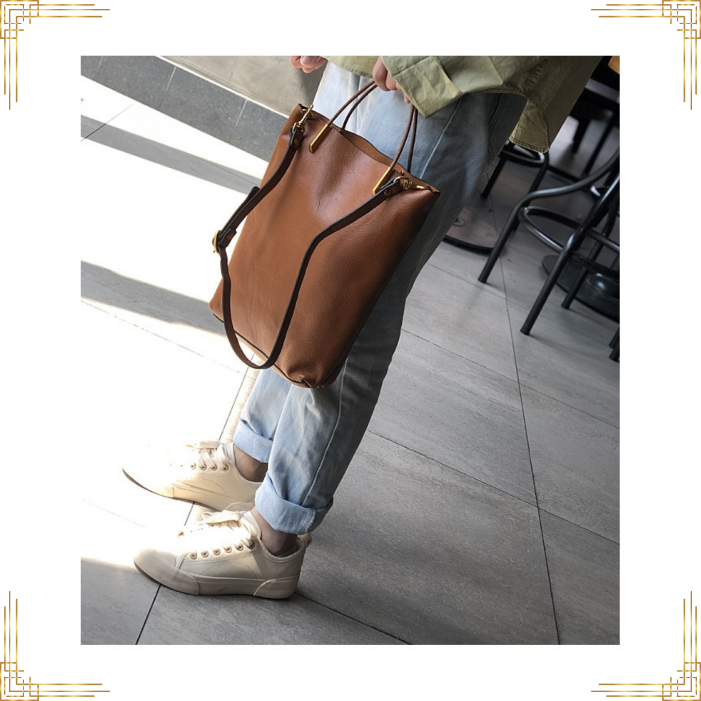 Women GENUINE LEATHER Handbag Soft Large Capacity Cross Shoulder Bag Vintage
