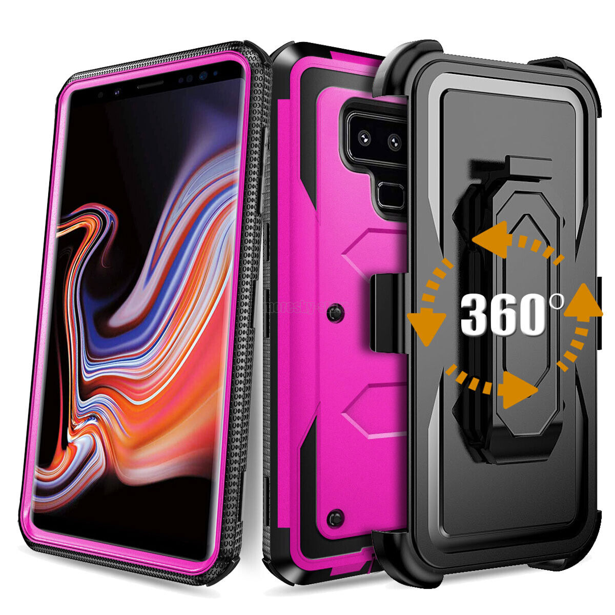 For Samsung Galaxy Note98 Shockproof Case, w/ Belt Clip Stand Rugged Phone Cover