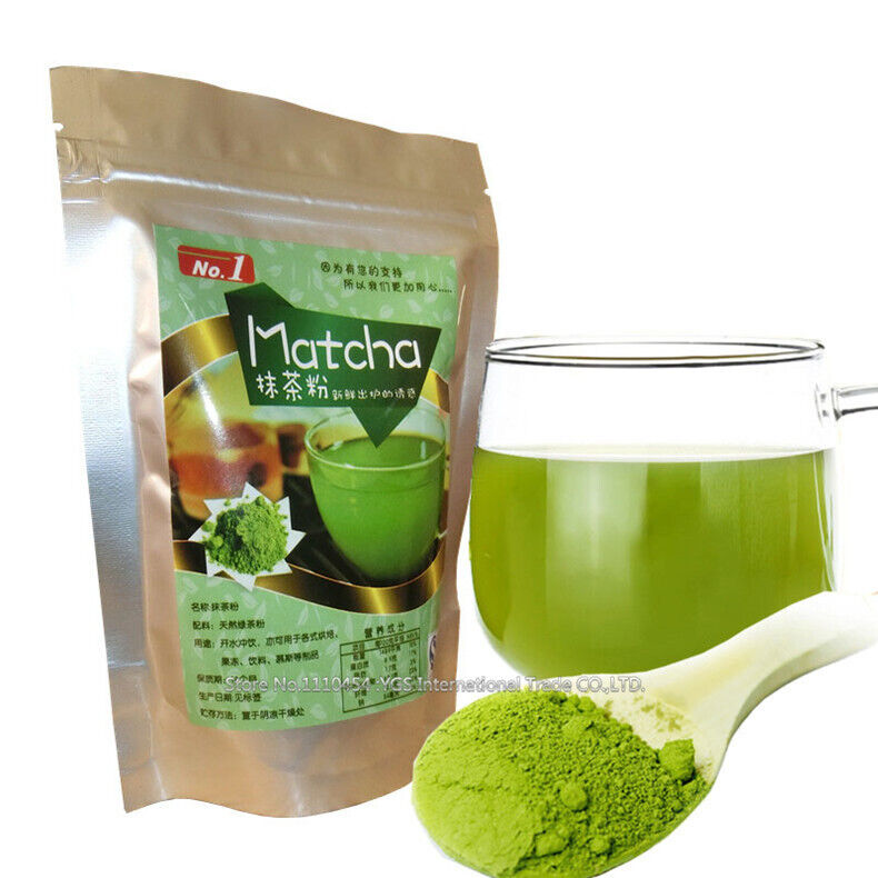 80g Natural Organic Matcha Tè Verde Powder Slimming Tea Weight Loss Makeup Tea