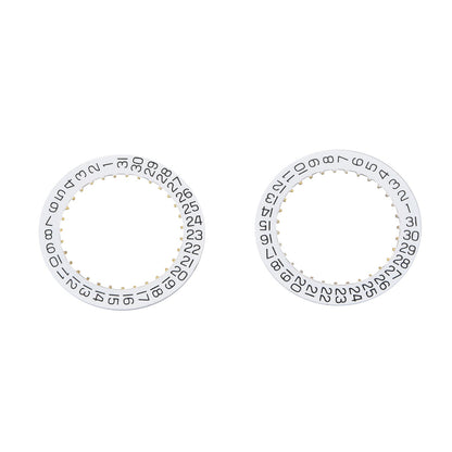 2Pcs Date IndicatorDisc Wheel Plate 2557 H3 For ETA 2804-2 2824-2 2892A2 F