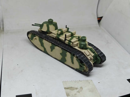 Hand-painted 1/72 French FCM Char 2C heavy tank finished model