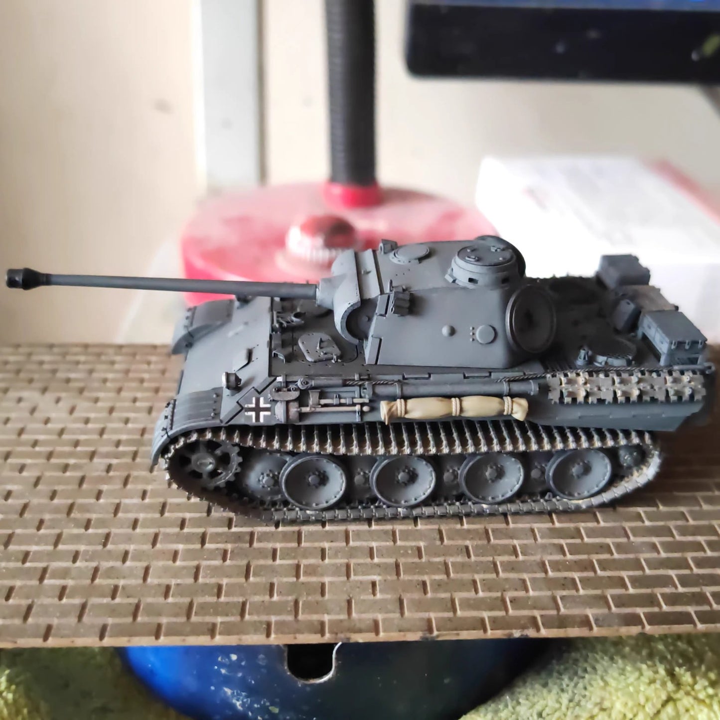 Homemade 1/72 German Leopard D Military Tank Finished Model Ornament Toys