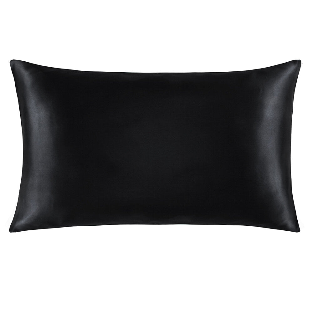 Pure Mulberry Silk Pillowcase Zippered 100% Silk Nourishes Hair Skin One piece