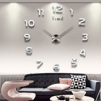 DIY Wall Clocks Creative Acrylic Punch-Free Luminous Living Room Home Decor 16in
