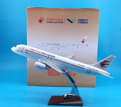 38CM CHINA EASTERN COMAC C919 B-919A Passenger Airplane Resin Aircraft Model