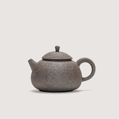 Handmade Chinese Iron Clay Teapot 130ml Antique Style Gongfu Tea Pot