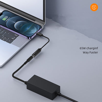 5.5*2.1 DC Female to USB Type C PD Charger Cable for USB C Speakers Headphone f
