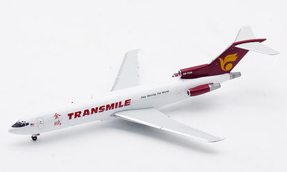 1:200 JC Wings TRANSMILE B727-200F Passenger Airplane Diecast Aircraft Model