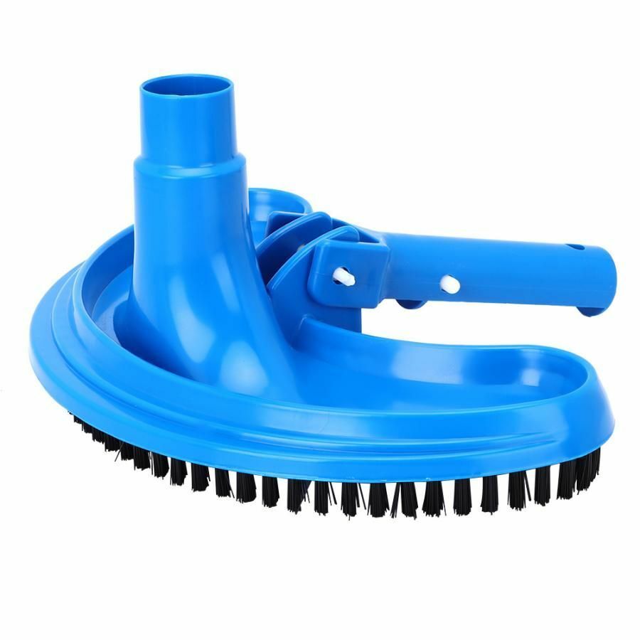 Curved Vacuum Head Swimming Pool Suction Brush Cleaner Half Moon Flexible Clean
