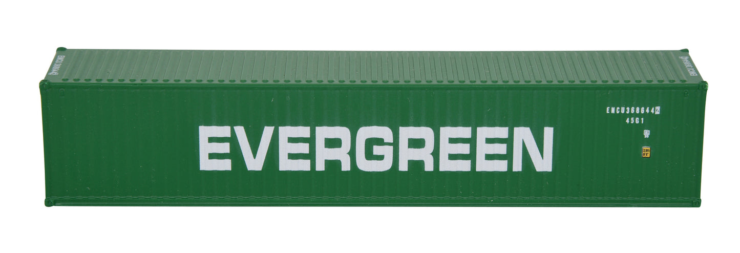 1:87 EVERGREEN 40GP Metal Shipping Container Model Toy Home Office Decor Gift