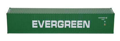 1:87 EVERGREEN 40GP Metal Shipping Container Model Toy Home Office Decor Gift