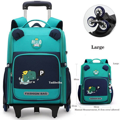 School Bag Wheels School Trolley Backpack Girls Wheeled Backpack School Bags