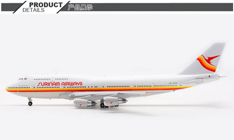 1:200 35CM InFlight SURINAM AIRWAYS BOEING 747-300 Airplane Diecast Plane Model
