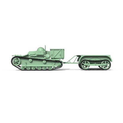 SSMODEL SS87667 1/87 HO Scale Railway Military Model Kit France Renault UE Tank