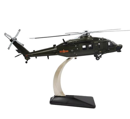 1:28 45CM China Z-19 Helicopter Plane Diecast Military Aircraft Airplane Model