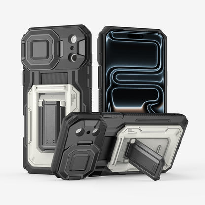 Rugged Mobile Phone Case with Card Slot F for iphone 17/16/15/14/13 Pro Max Plus