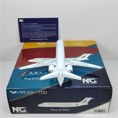 1:200 NG Model Genghis Khan Airlines ARJ21-700 Airplane Diecast Aircraft Model