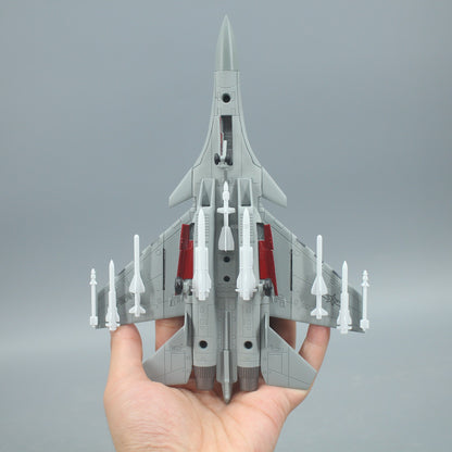 1:100 J-15T Carrier-based Fighter Jet Airplane Diecast Military Aircraft Model