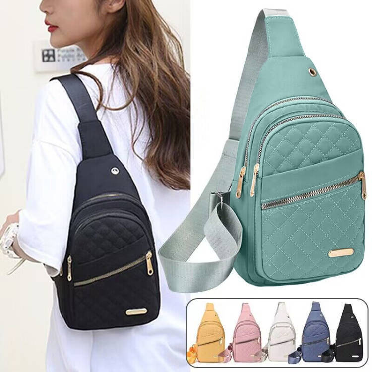 Women Cross Body Antitheft Pouch Small Sling Backpack Chest Bag Shoulder Bag