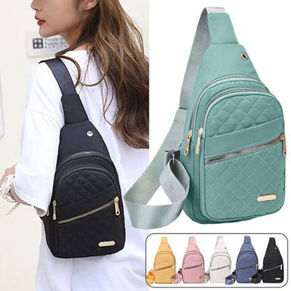 Women Cross Body Antitheft Pouch Small Sling Backpack Chest Bag Shoulder Bag