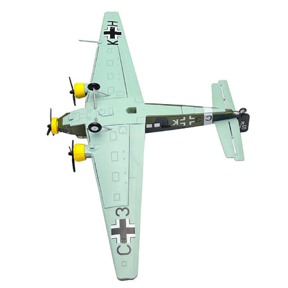 1/144 Scale German Luftwaffe Junkers Ju52 Transport Plane Metal Airpalne Model