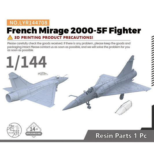 Yao's Studio LYR144708 1/144 Military Model Kit French Mirage 2000-5F Fighter
