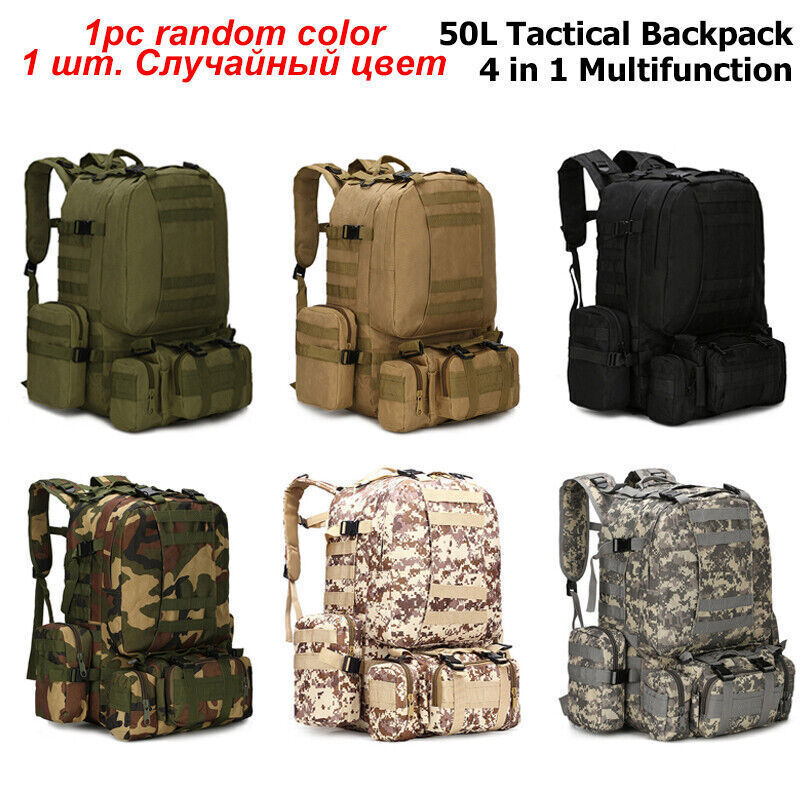 Tactical Backpack Men's Military Backpack Sport Bag Hiking Army Camping Bags