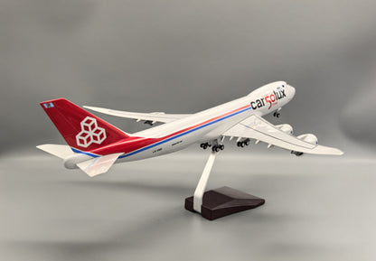 47CM 1:160 Cargolux BOEING 747-8F Airplane Landing Gears Resin Aircraft Model
