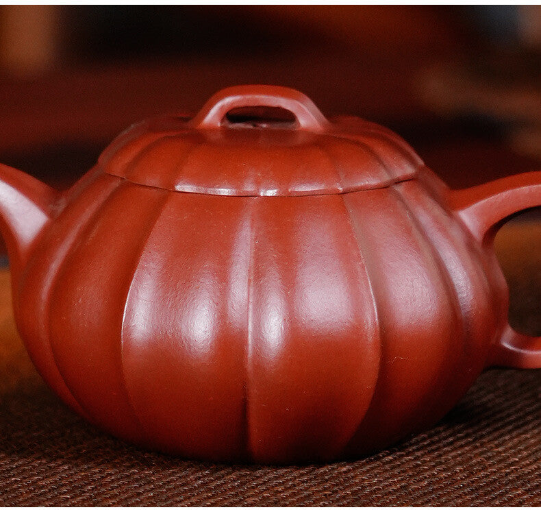 Traditional Handmade Tea Pot 200ml Chinese Real Yixing Zisha Zhu Clay Marked Pot