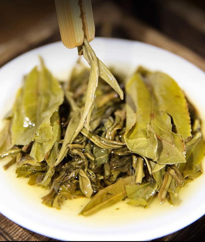 2023 Raw XIAGUAN tuocha Te Ji Qing Bing,普洱茶 Pu-erh Tea Cake Yunnan Puer Tee 357g