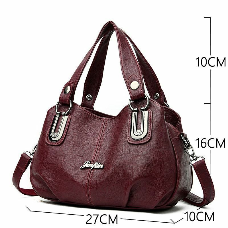 Soft Leather Messenger Luxury Handbag For Women Designer Shoulder Bags Tote Sac