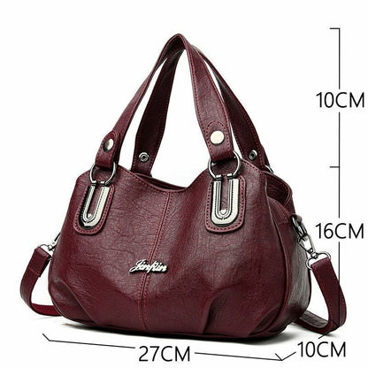 Soft Leather Messenger Luxury Handbag For Women Designer Shoulder Bags Tote Sac