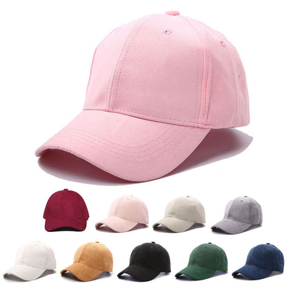 Fashion Baseball Cap Vuckle Back Caps Street Hip Hop Caps Suede Hats Peaked Cap